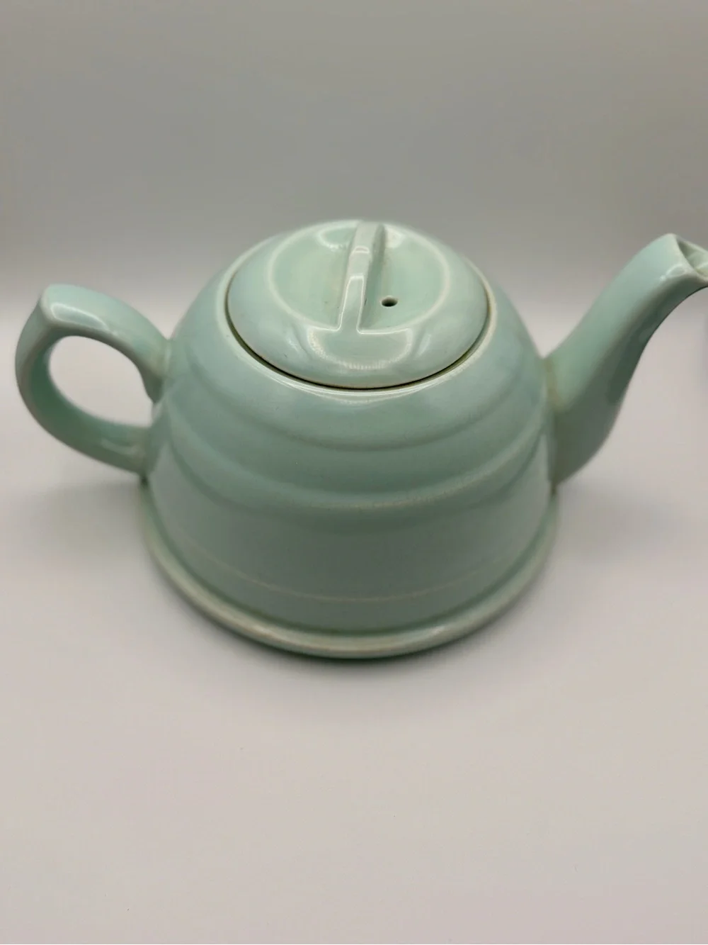 VTG Sadler Beehive Teapot Insulated Celadon Green Reg No 877668 Cottagecore